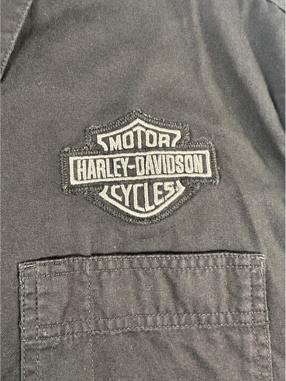 Harley-Davidson Black Blowout Sleeveless Shirt Vest XL HD Back Graphic (155) - Picture 2 of 6